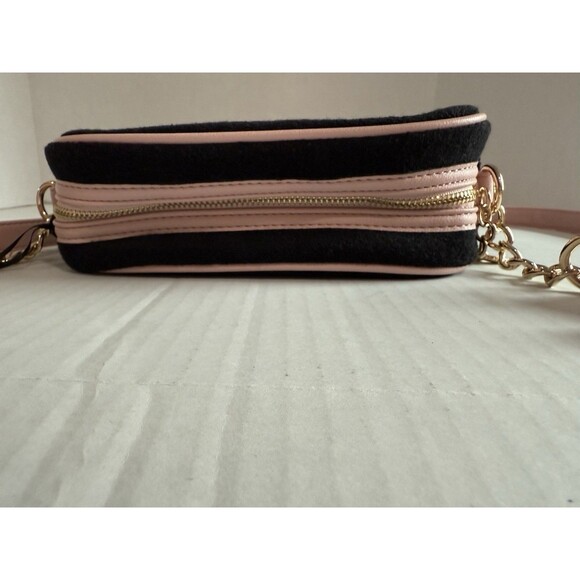 JUICY COUTURE Wingin It Camera Bag Bling Butterfly Crossbody Pink Black New Tag - Picture 16 of 16